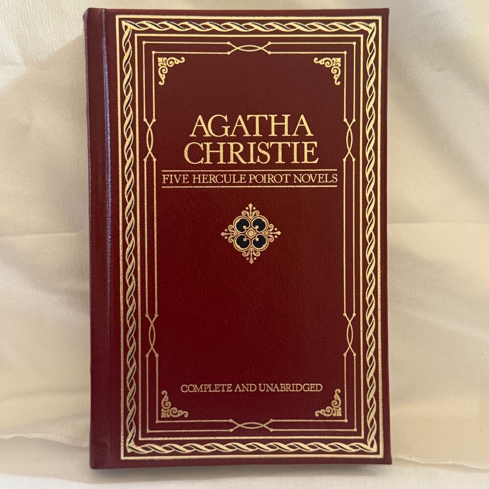 Five Complete Hercule Poirot Novels Agatha Christie 1984 Chatham River Press